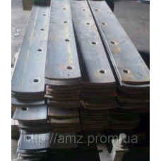 Нож грейдерный 1830×155×12 мм 7 отверстий профиль №3