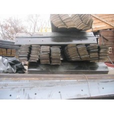 Нож грейдерный 1830×155×12 мм 7 отверстий профиль №3