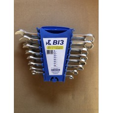 Набір ключів гайкових комбінованих 8, 10, 12, 13, 14, 15, 17, 19 мм ВІЗ-8к-а на тримачі ХШ