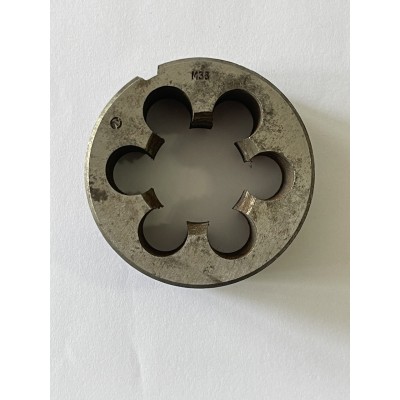 Плашка М 33×3,0 мм для метричного різьблення 9ХС