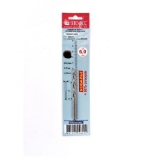 Сверло 6,0 мм Ц/Х средняя серия Р6М5К5 А1 в блистере