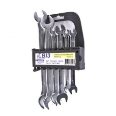Набір ключів гайкових ріжкових 6х7, 7х8, 9х11, 10х12, 14х15, 13х17 мм ВІЗ-6 6 предметів у пластиковому тубусі