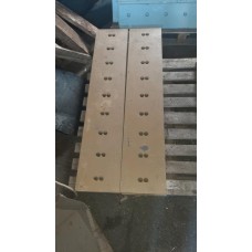 Нож грейдерный 1260×254×20 мм 14 отверстий М16