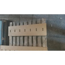 Нож грейдерный 1260×254×20 мм 14 отверстий М16