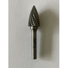 Борфреза сфероконическая с заострённым концом G 14×25×6×65 мм d BK8