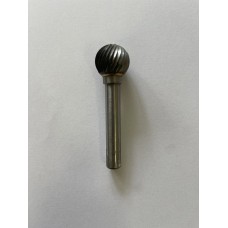 Борфреза сферическая для обработки алюминия D 22×20×10×80 мм s ВК8