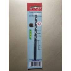 Свердло 6,7 мм Ц/Х довга серія Р6М5 А1 у блістері