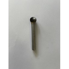 Борфреза сферическая для обработки алюминия D 16×14,4×10×80 мм s ВК8