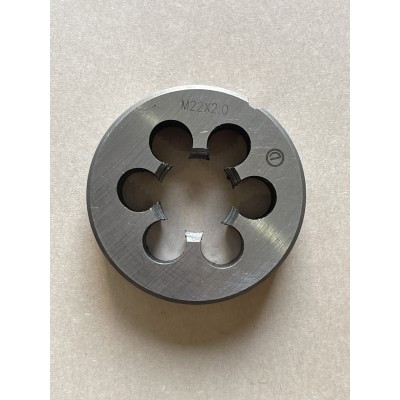 Плашка М 22×2,0 мм для метрической резьбы 9ХС