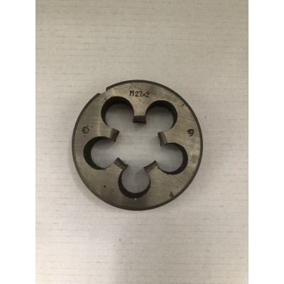 Плашка М 27×2,0 мм для метрической резьбы 9ХС