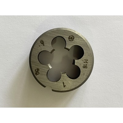 Плашка М18×1,0 9ХС