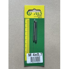 Метчик ручной 4×0,7 мм комплект из 2 штук в блистере