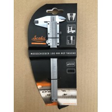 Штангенциркуль 100 мм ноніус 1/20 мм зі стоп гвинтом