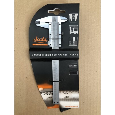 Штангенциркуль 100 мм ноніус 1/20 мм зі стоп гвинтом