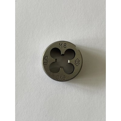 Плашка М 8×0,75 мм для метрической резьбы 9ХС