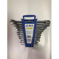 Набір ключів гайкових комбінованих 8, 9, 10, 11, 12, 13, 14, 15, 17, 19, 22, 24 мм ВІЗ-12К ХШ