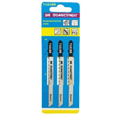 Пилка лобзика електричного 75×2,5 мм зворотний різ