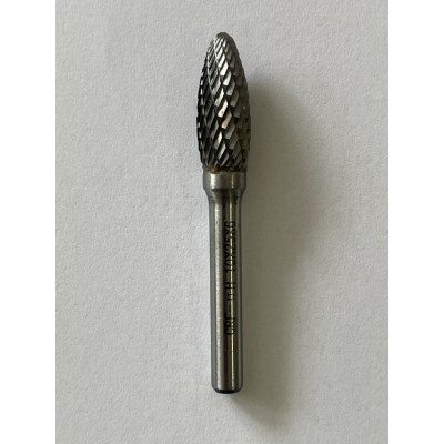 Борфреза пламеевидная Н 10×25×6×65 мм d ВК8