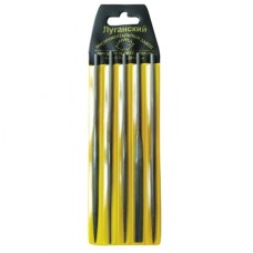 Надфиль плоский, квадратный, круглый, полукруглый и трёхгранный набор из 5 штук