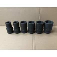 Набор головок ударних 22, 24, 32, 35, 38, 41 мм НГ-003