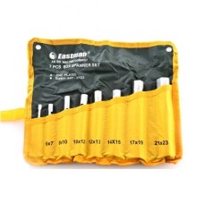 Набір ключів трубчастих 6×7, 8×10, 10×12, 12×13, 14×15, 17×19, 21×23 мм.