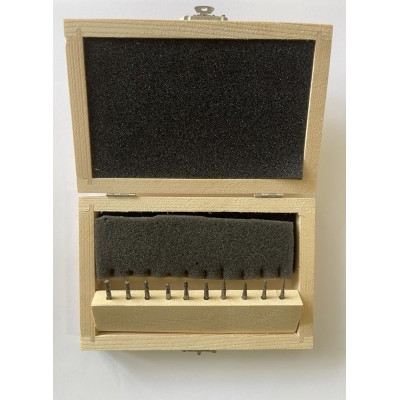 Набор борфрез 3 мм хвостовик 3 мм ВК8 10 штук