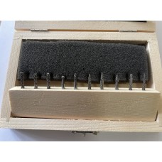 Набор борфрез 3 мм хвостовик 3 мм ВК8 10 штук