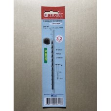 Свердло 3,2 мм довга серія Р6М5 клас А1