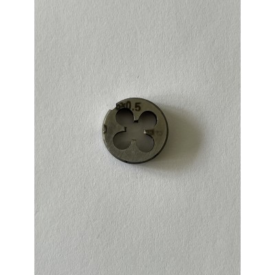 Плашка М 6×0,5 мм для метрической резьбы 9ХС