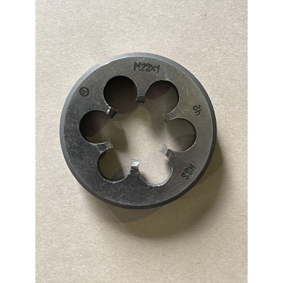 Плашка М 22×1,0 мм для метрической резьбы Р6М5