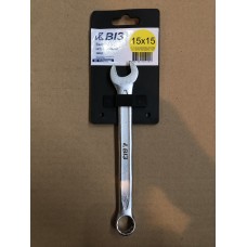 Ключ гайковий комбінований 15×15 мм ВІЗ ХШ