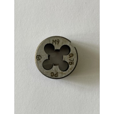 Плашка М 9×0,75 мм для метрической резьбы 9ХС