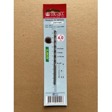 Свердло 4,0 мм Ц/Х довга серія Р6М5 А1 у блістері