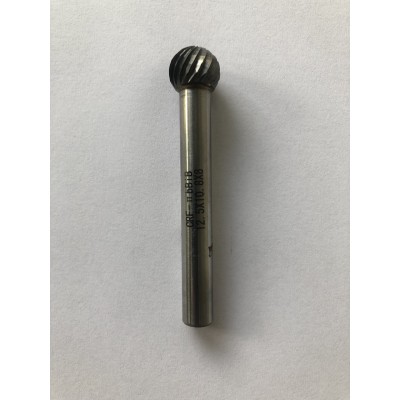 Борфреза сферическая D 12,5×10,8×8×70 мм s ВК8