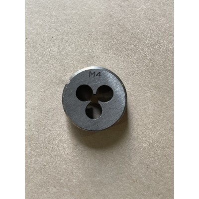 Плашка М 4×0,7 мм для метрической резьбы 9ХС