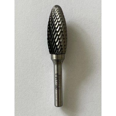 Борфреза пламеевидная Н 14×34×6×70 мм d ВК8