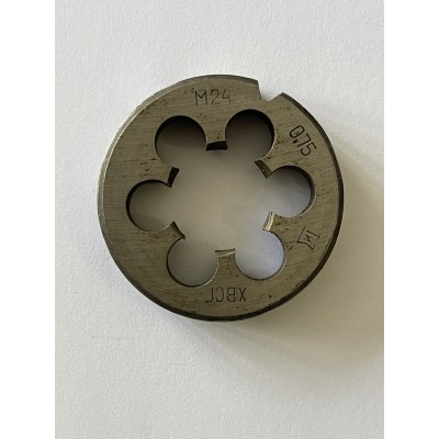 Плашка М 24×0,75 мм для метрической резьбы ХВСГ