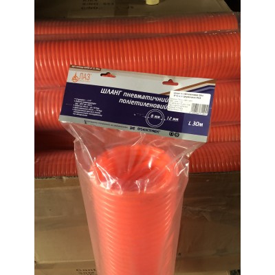 Шланг поліетиленовий пневматичний 8×12 мм 30 м ШПЕ-А32