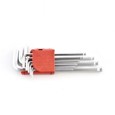 Набір імбусових ключів з кулею 1,5-10 мм 9 штук довгі