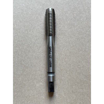 Метчик М/Р 9×1,25 мм для глухих отверстий