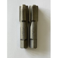 Метчик ручной 16х1,0 мм комплект из 2 штук