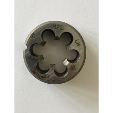 Плашка М 22×2,5 мм для метрической резьбы 9ХС левая