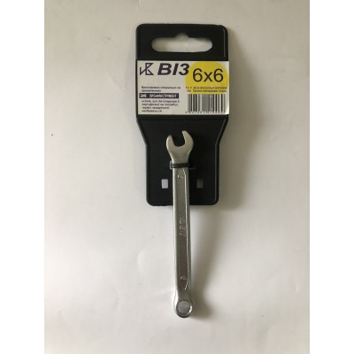 Ключ гайковий комбінований 6×6 мм ВІЗ ХШ