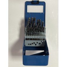 Набор сверел из 25 штук Ц/Х Р2М1 1,0-13,0 мм