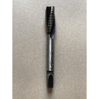 Метчик М/Р 12×1,75 мм для глухих отверстий с винтовой канавкой