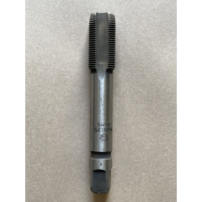 Метчик М/Р 18×1,25 мм для сквозных отверстий