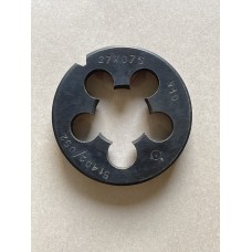 Плашка М 27×0,75 мм для метрической резьбы 9ХС