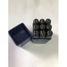 Клейма цифровые №8 набор из 9 штук Eastman
