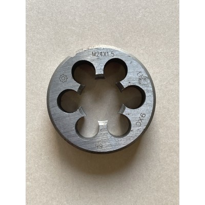 Плашка М 24×1,5 мм для метрической резьбы 9ХС левая