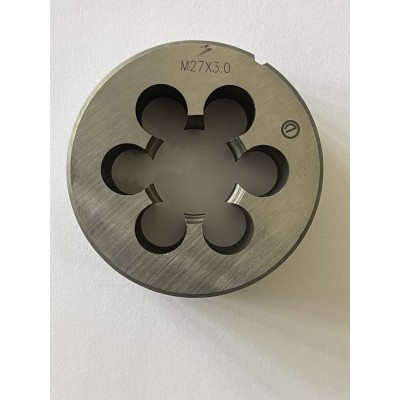 Плашка М 27×3,0 мм для метрической резьбы 9ХС